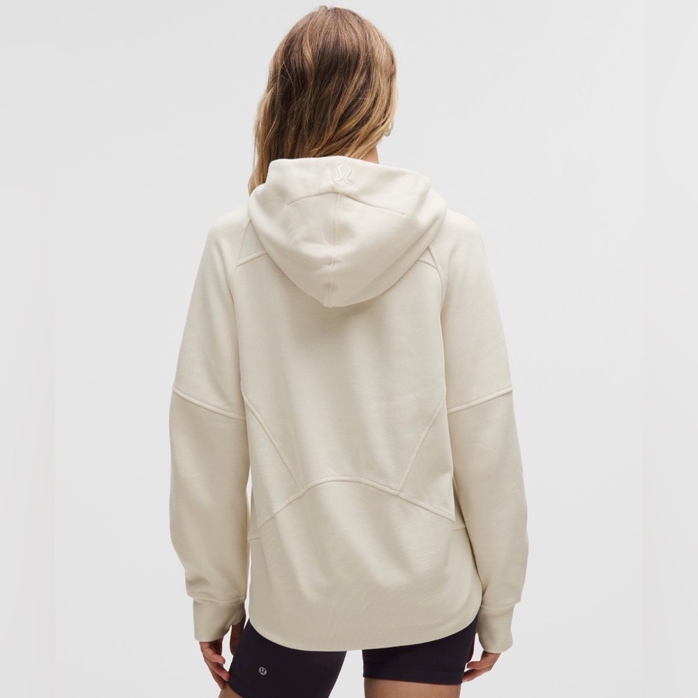 Scuba Oversized Half-Zip Hoodie Long - Picture 2 of 7